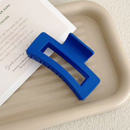 Blue Series Grab Clip Hair Accessories Ladies Back Head Hair Clip Ponytail Hair Claw Shark Clip Large Claw Clip Headdress